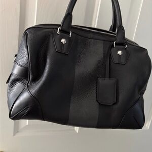 rag & bone Black Leather Doctor Bag